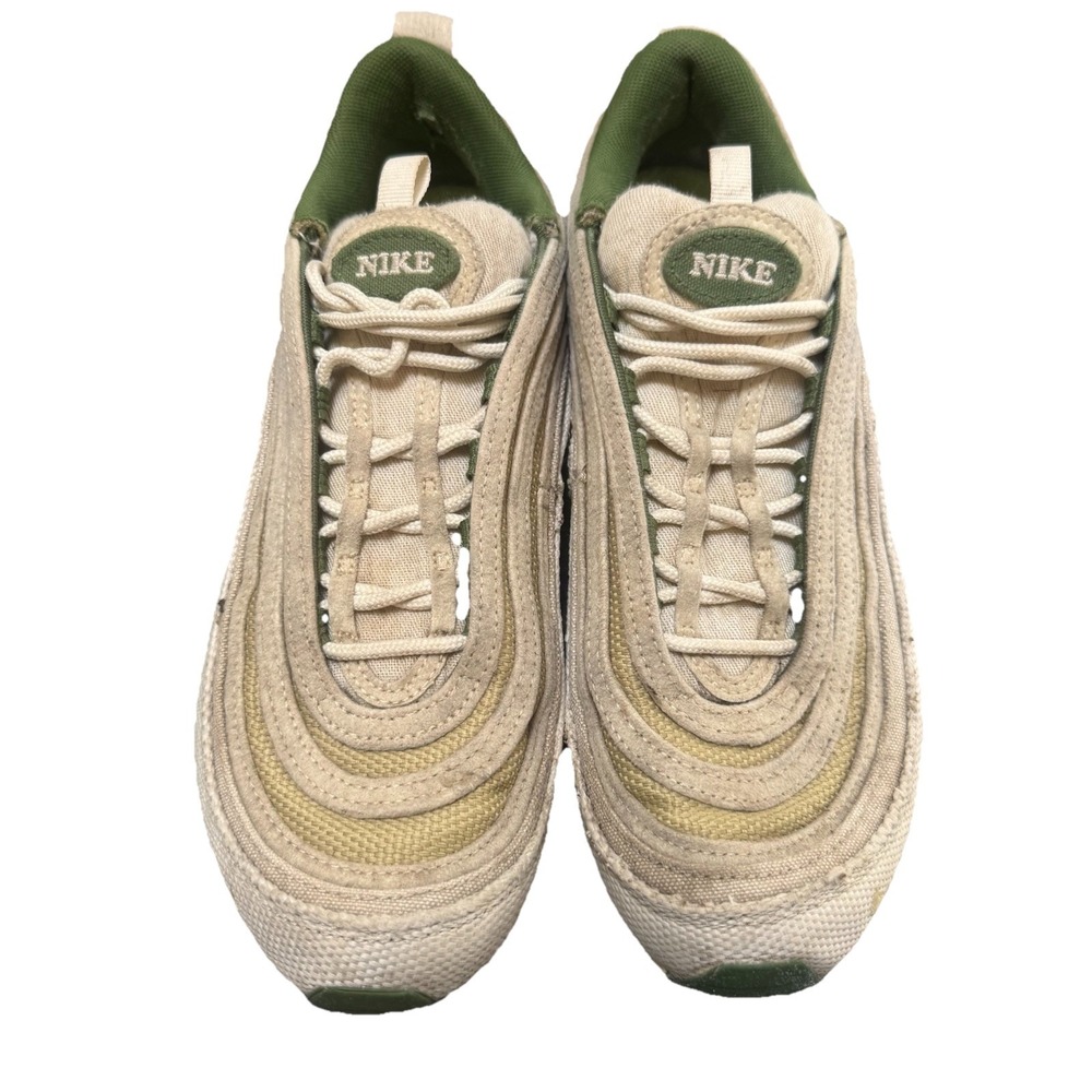Nike Shoes Air Max 97 White Pine Green Sz 8 Mens